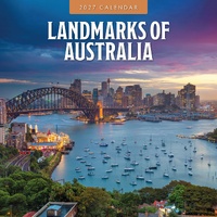 Landmarks of Australia - 2027 Red Robin Square Wall Calendar Planner