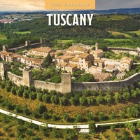 Tuscany - 2027 Red Robin Square Wall Calendar Monthly Planner