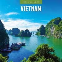 Vietnam - 2027 Red Robin Square Wall Calendar Monthly Planner