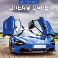 Dream Cars - 2027 Red Robin Square Wall Calendar Monthly Planner