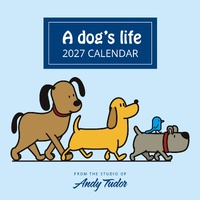 A Dog's Life - 2027 Red Robin Square Wall Calendar Planner