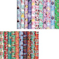 Disney Kids Christmas Gift Wrap Rolls Wrapping Paper 3m x 70cm
