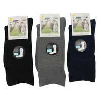 6x Merino Wool Diabetic Loose Top Thermal Socks Medical Circulation Wide Comfort