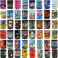 Stubby Holder Stubbie Can Beer Bottle Drink Cooler Australia Flag Funny Souvenir