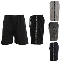 FIL Men's Gym Sports Jogging Casual Basketball Shorts Zipped Pockets BROOKLYN