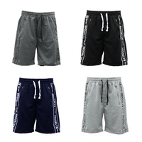 NEW Men's Gym Sports Jogging Casual Basketball Shorts w Drawstring Zip Pockets