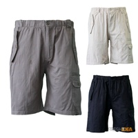 NEW Mens Cotton Drill Work Utility Casual Cargo Shorts B Black Tan Olive S-2XL