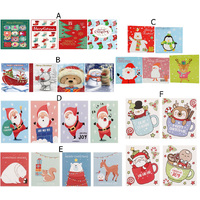 30pcs Bulk Pack Christmas Xmas Greeting Cards & Envelopes Kids
