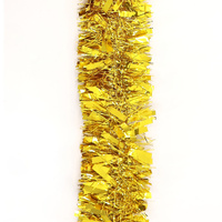 12m Christmas Tinsel Garland (4m x3) - Metallic Mixed_Gold