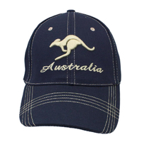 Mens Cap Unisex Hats Baseball Cotton Australia Day Souvenir/Australia Navy (Cotton)