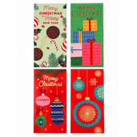 8x Christmas Card for Money Gift Card Checks Voucher Xmas