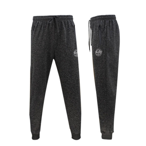 Men's Track Pants Jogger Cuffed Trousers Trackies Sweat Pants - Brooklyn NY [Size: S] [Colour: Dark Grey]
