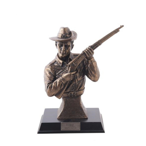 Bronze Décor Figurine ANZAC Limited Edition Silent Soldiers - Trench Warfare