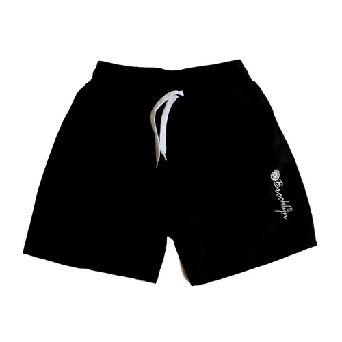 NEW MEN'S CASUAL TRAINING RUNNING JOGGING GYM SPORT SHORTS – Brooklyn[Size: 30] [Colour: Black]