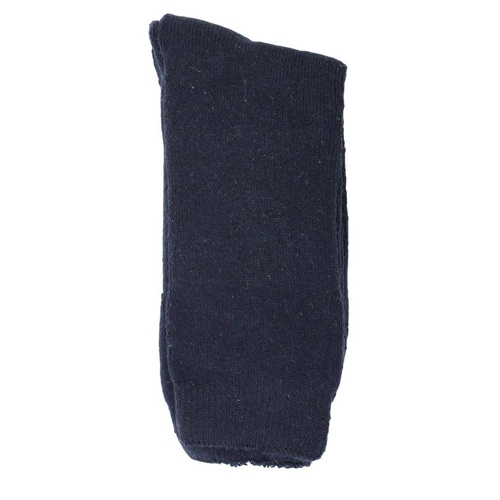 6/12 pairs Mens Thick Warm Cotton Heavy Duty Work Terry Socks   [Size:  11-14] [Colour: Navy (6 pairs)]