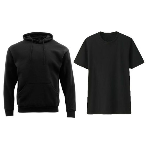 Plain black on sale mens hoodie