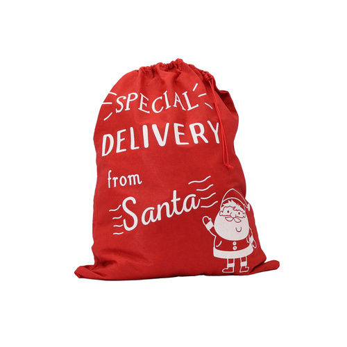 Christmas XMAS Large Jumbo Felt Santa Sack Children Gifts Stocking Bag [Design: 48x60cm Special Delivery]