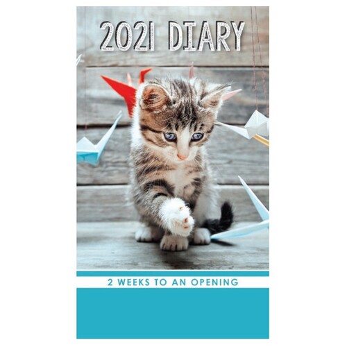 Cats & Kittens - 2021 Pocket Diary Planner 2 Week View 90x155mm - Design Group