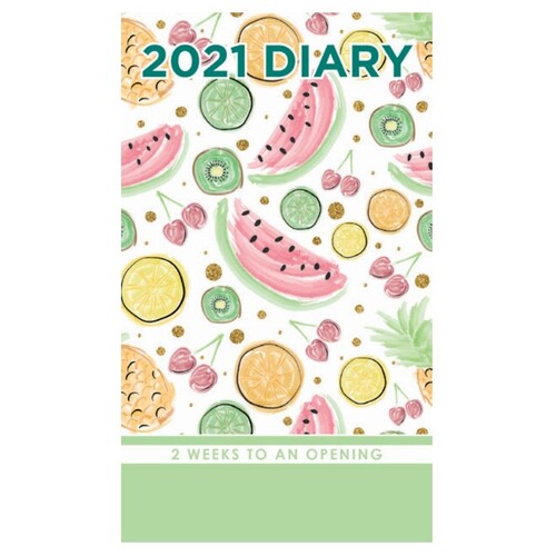Planner - 2021 Pocket Diary Planner 2 Week View 90x155mm - Design Group