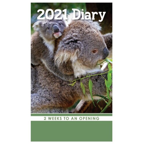 Australian Wildlife - 2021 Pocket Diary Planner 2 Week View 90x155mm - Design Group