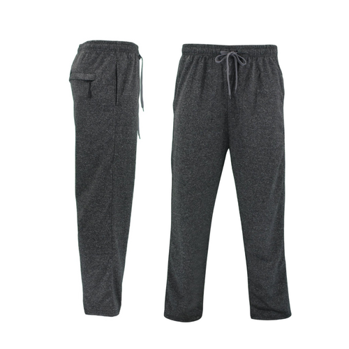 FIL Men's Lightweight Track Pants Jogger Trackies Sweat Pants Zipped Pocket [Size: S] [Colour: Dark Grey]