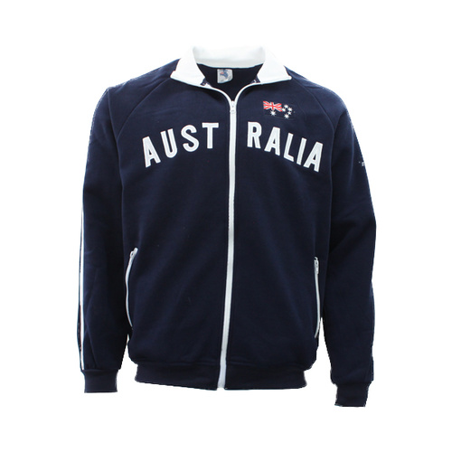 Adult Zip-up Jacket Jumper for Australia Day Souvenir  [Size: M] [Colour: Navy]