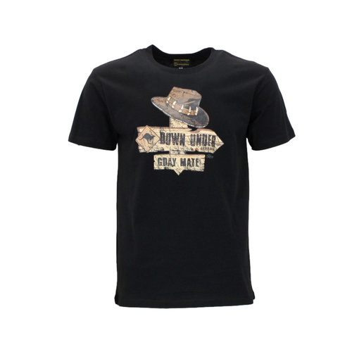 Adult T Shirt  Australia Day Souvenir Gift 100% Cotton - Down Under Gday Mate [Size: S]