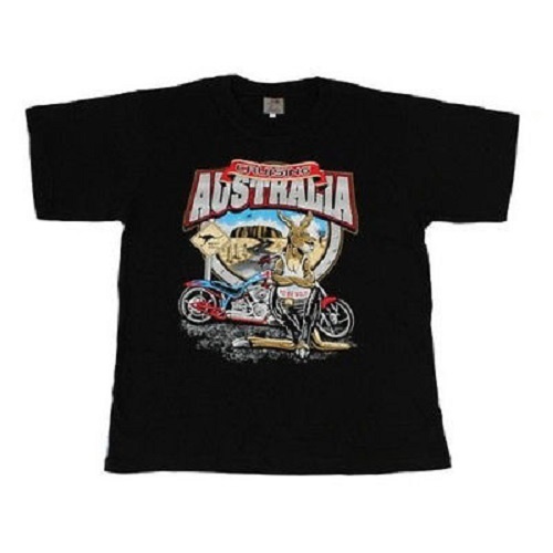 Kids Baby T Shirt Australian Australia Souvenir Cotton 0-14 - Kangaroo Cruising  [Size: 0]