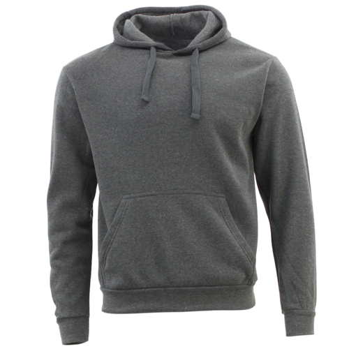 Adult Men's Unisex Basic Plain Hoodie Jumper Pullover Sweater Sweatshirt XS-5XL [Size: 5XL] [Colour: Dark Grey]