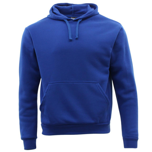 Adult Men's Unisex Basic Plain Hoodie Jumper Pullover Sweater Sweatshirt XS-5XL [Size: 6XL] [Colour: Royal Blue]