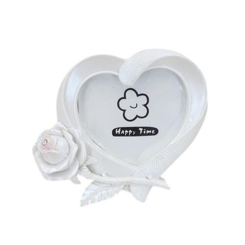 12x Place Name Card Holder/Photo Frame Wedding Favour Bomboniere Butterfly Dove [Design: Heart]