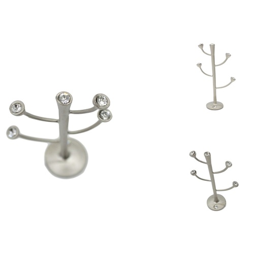 Ring Holder Stand Organiser Jewellery Trinket Holder Cat Dog Tree [Design: Tree]
