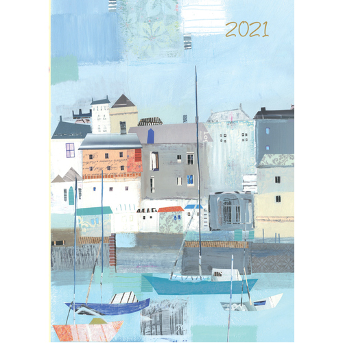By the Sea - 2021 Diary Planner A5 Padded Cover by The Gifted Stationery (DC)