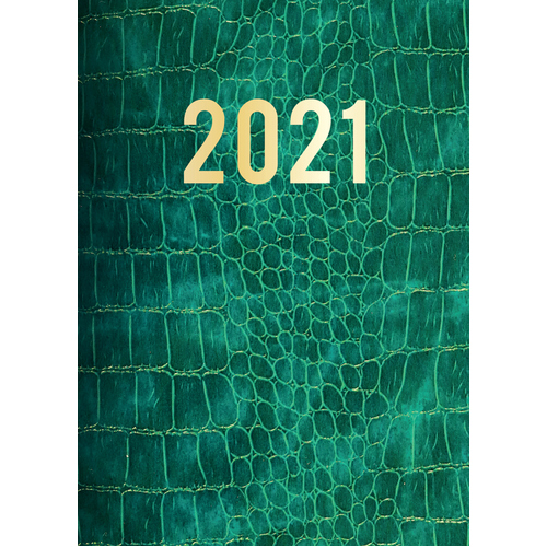 Croc Print - 2021 Diary Planner A5 Padded Cover by The Gifted Stationery (DD)