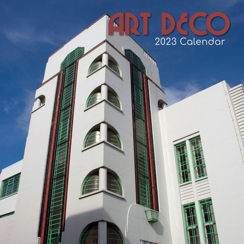 Art Deco - 2023 Square Wall Calendar 16 month by Gifted Stationery