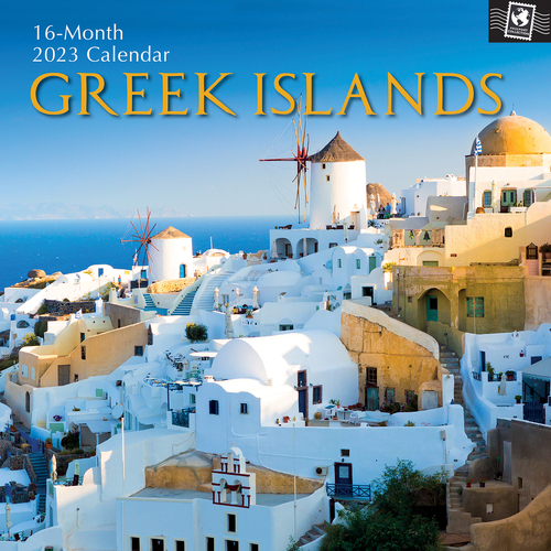 Greek Islands 2023 Square Wall Calendar 16 Month By Gifted Stationery Greek Islands 2023 Square Wall Calendar 16 Month By Gifted Stationery