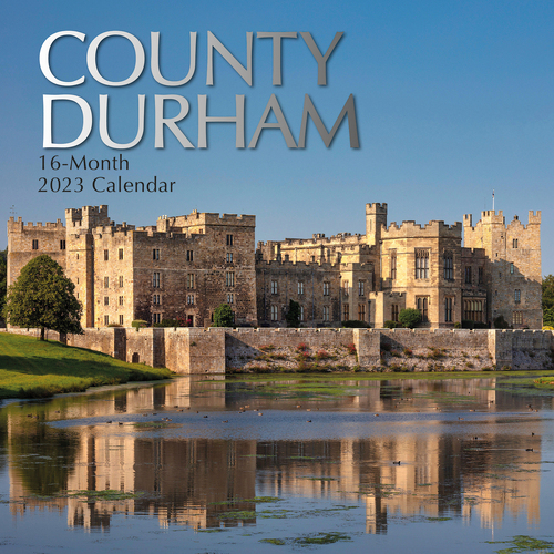 County Durham 2023 Square Wall Calendar 16 month by Gifted Stationery