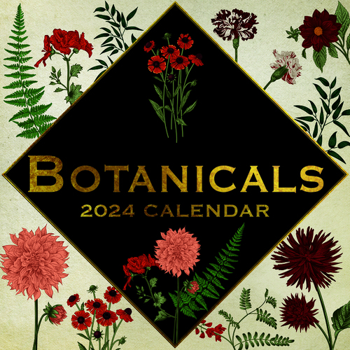 Botanicals - 2024 Square Wall Calendar 16 month by Gifted Stationery (17)