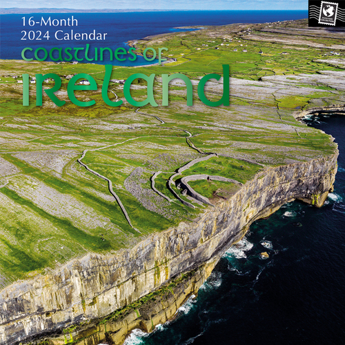 Coastlines of Ireland - 2024 Square Calendar 16 month by Gifted Stationery (16)