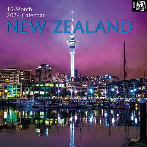 New Zealand - 2024 Square Wall Calendar 16 month by Gifted Stationery (21)