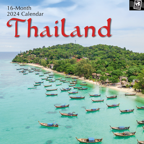 Thailand - 2024 Square Wall Calendar 16 month by Gifted Stationery (19)