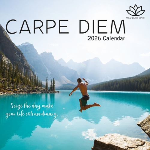 Carpe Diem - 2026 Gifted Stationery Wall Calendar Inspirational Life Quotes
