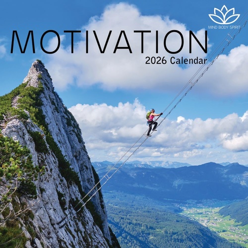 Motivation - 2026 Gifted Stationery Wall Calendar Motivational Quotes