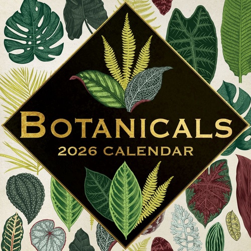Botanicals - 2026 Gifted Stationery Wall Calendar Botanical Art Illustrations