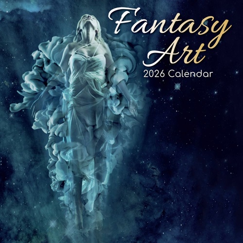 Fantasy Art - 2026 Gifted Stationery Wall Calendar Magical Illustrated Scenes