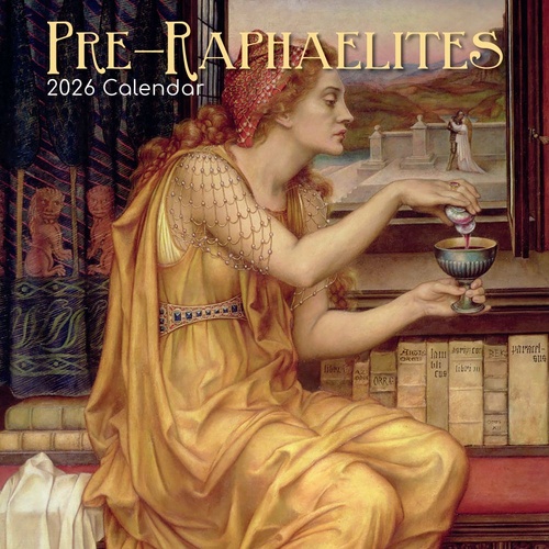 Pre-Raphaelites - 2026 Gifted Stationery Wall Calendar Romantic Period Art