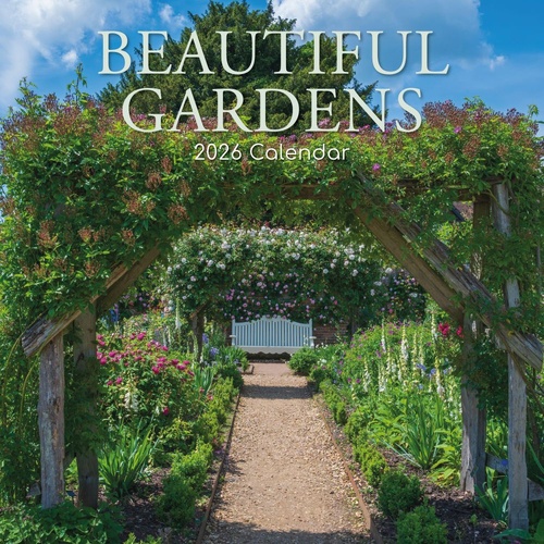 Beautiful Gardens - 2026 Gifted Stationery Wall Calendar Garden Photography