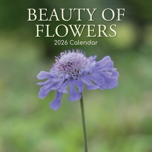 Beauty of Flowers - 2026 Gifted Stationery Wall Calendar Floral Photography