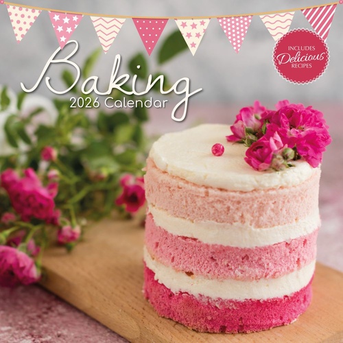 Baking - 2026 Gifted Stationery Wall Calendar Sweet Treats & Bakes