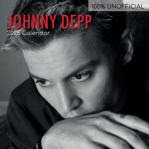 Johnny Depp - 2026 Gifted Stationery Wall Calendar Movie Star